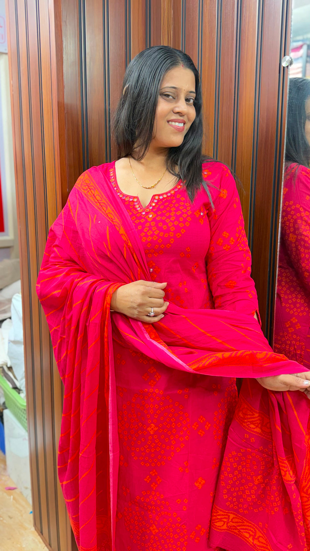 Pure Cotton Bandhani : PCC012