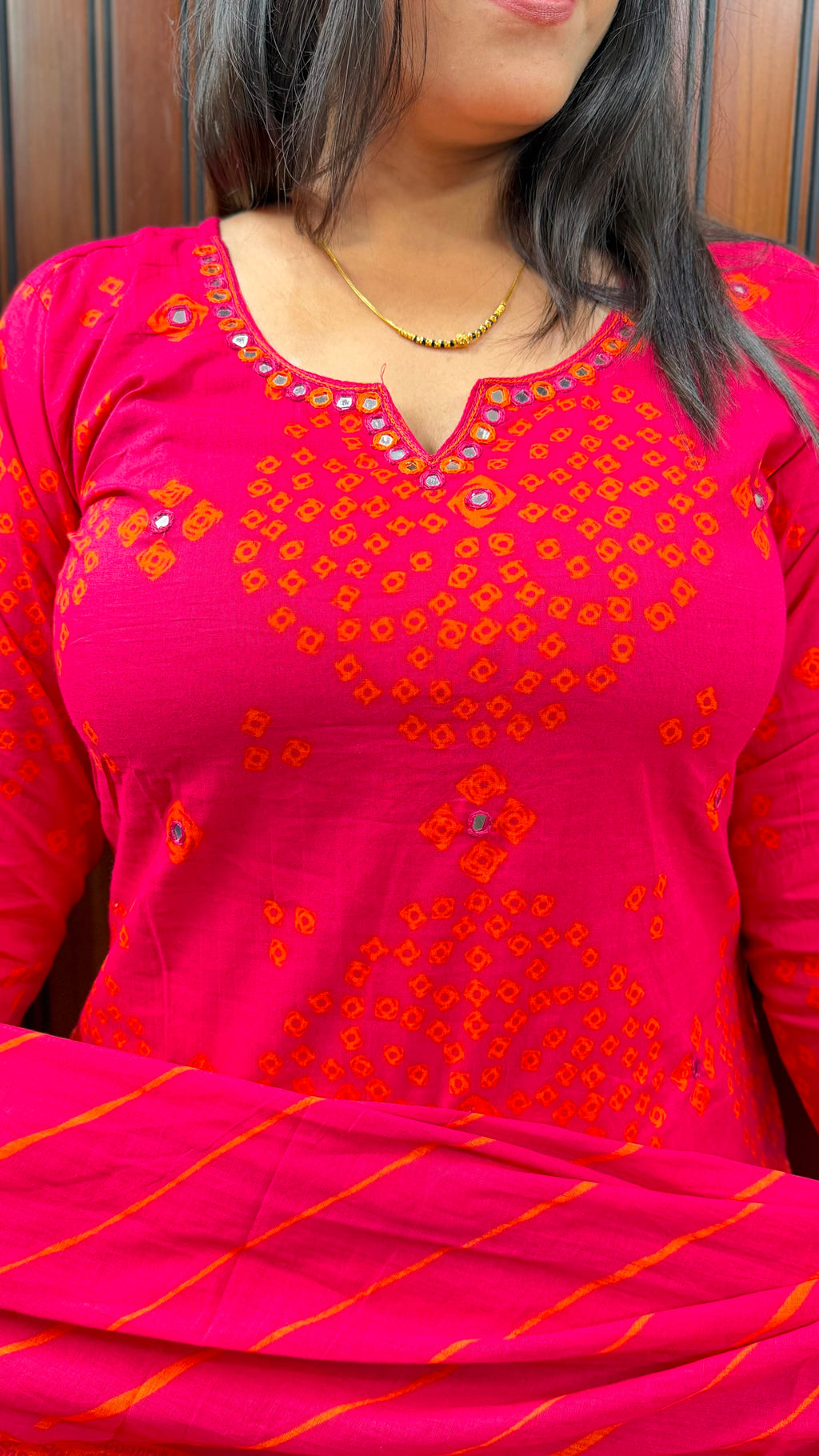 Pure Cotton Bandhani : PCC012