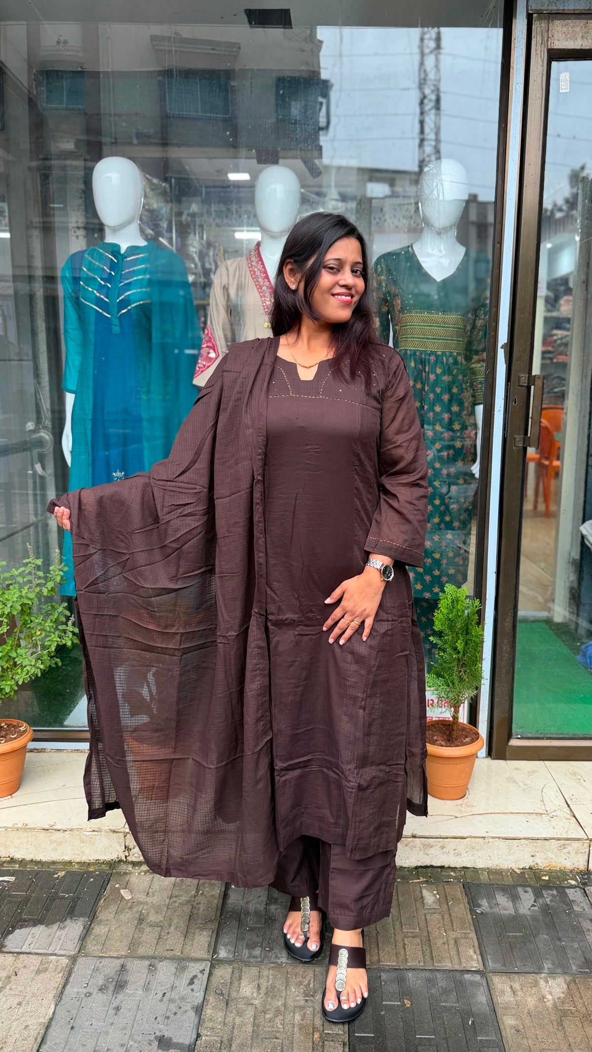 KOTA WITH MUL COTTON SUIT PC18