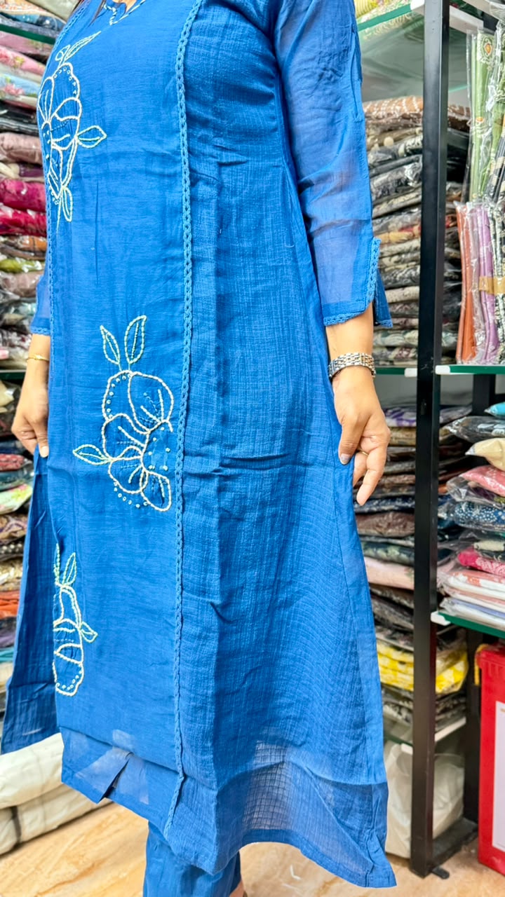 Mul Cotton With Kota Doria : PCC10
