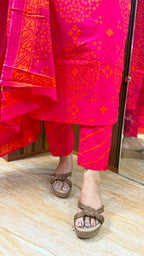 Pure Cotton Bandhani : PCC012