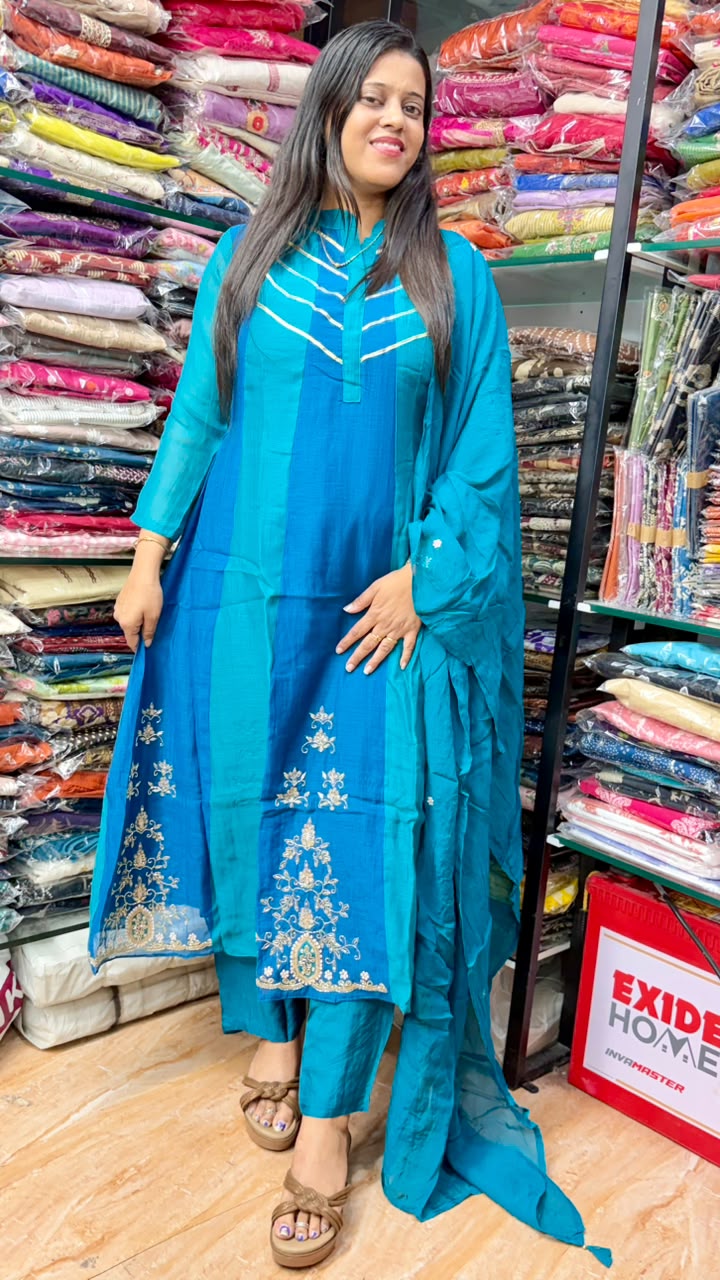 Best Combination With Embroidery Work : PCC08