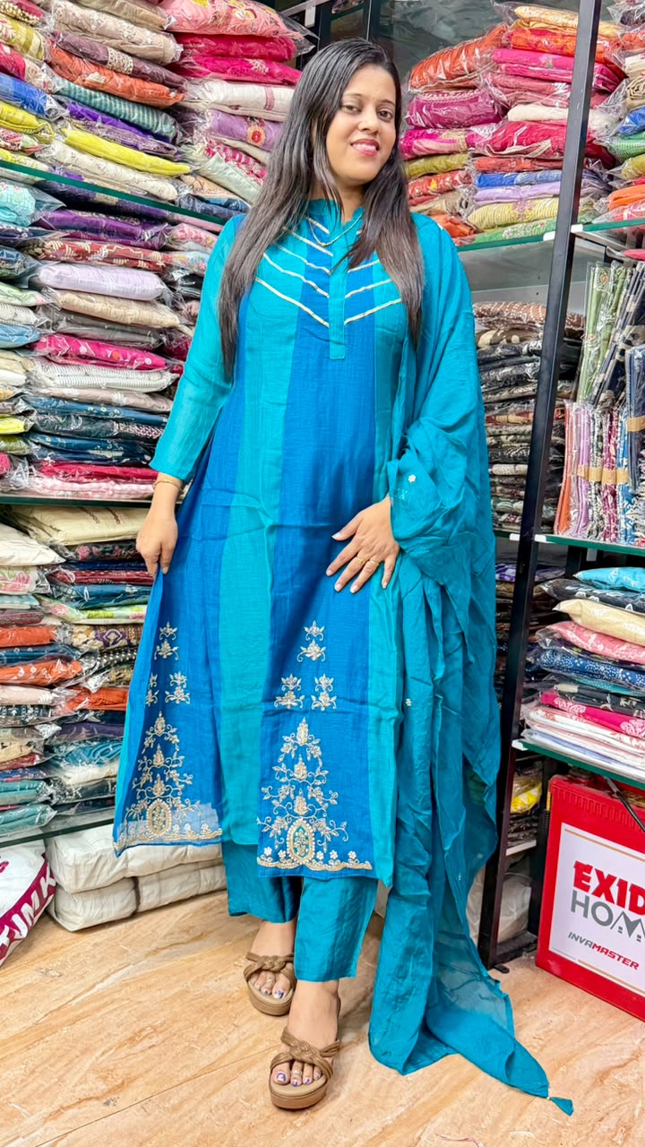 Best Combination With Embroidery Work : PCC08