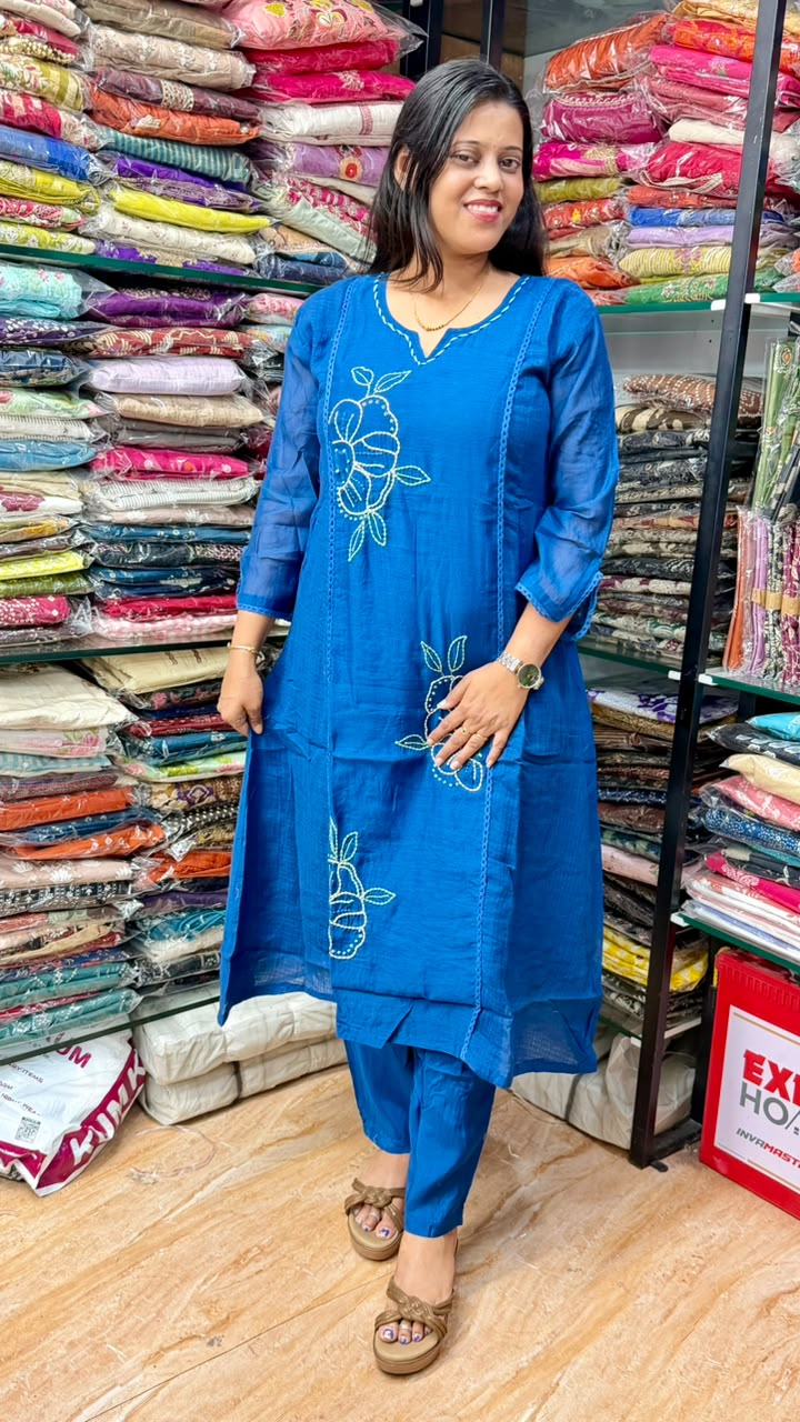 Mul Cotton With Kota Doria : PCC10