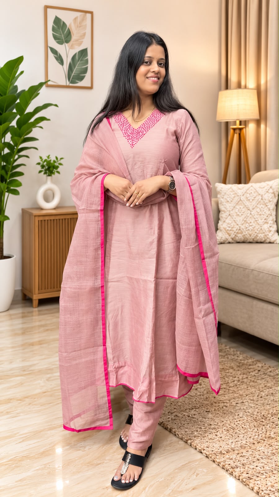 MUL CHANDERI SUIT: PC15